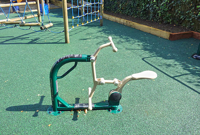 Wimbledon school outdoor gym - The Rider